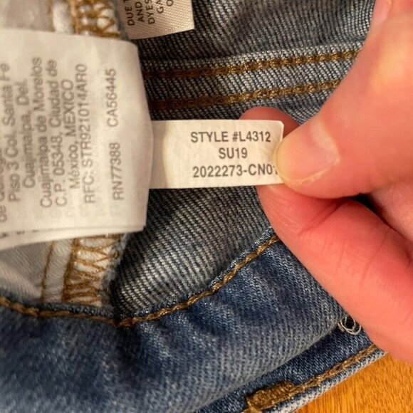 Madewell Slim Wide Leg Crop Jeans Olympia Wash - Picture 9 of 10